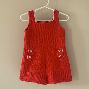 JANIE AND JACK GIRLS SLEEVELESS ROMPER SIZE 2T EXCELLENT CONDITION!!